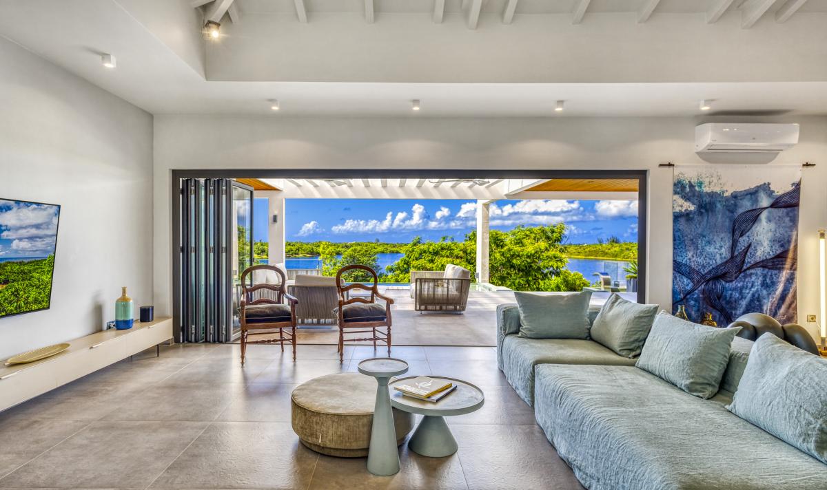 17 Location villa Terres Basses Saint Martin_salon